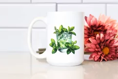 Whimsical Flowers, USA Flag Collors | Clipart Product Image 2