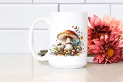 Detailed Mystical Mushroom, PNG Product Image 2