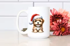 a Cute Watercolor Puppy PNG Product Image 2