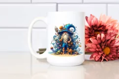 Vibrant Gnome Digital Painting | Sublimation Clipart Product Image 2