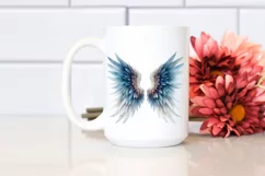 Angel Wings Watercolor Clipart Product Image 2