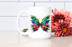 Abstract Vibrant Butterfly PNG Product Image 2
