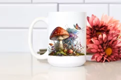 Detailed Magical Mushroom PNG Product Image 2