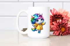 Cute Baby Unicorn Dancing PNG Product Image 2