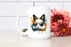 Bunny Sunglasses Quirky Colorful | Clipart Product Image 2