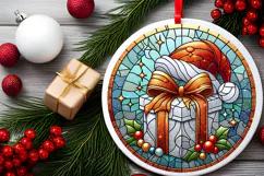 Round Christmass Ornament PNG Product Image 2