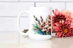 Stained Abstract Wooden Gladiolus | Clipart Product Image 2