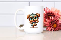 Crazy Funny Yorkipoo | Colorful Cartoon Product Image 2