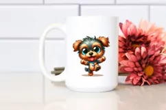 Crazy Funny Yorkipoo | Colorful Cartoon Product Image 2