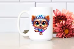 Crazy Funny Yorkipoo | Colorful Cartoon Product Image 2