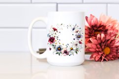 Centered Wild Flowers with Goofy Smile | Sublimation | Product Image 2