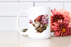 Detail Gnome with Orchid Bouquet | Digital Painting Product Image 2