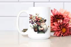 Detail Gnome with Orchid Bouquet | Digital Painting Product Image 2