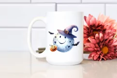 Funny Haloween Moon Sublimation Clipart Product Image 2