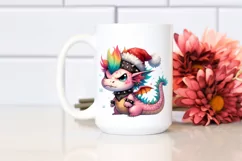 Angry Dragon in Pastel PNG Product Image 3
