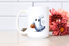 Funny Wimsical Halloween Ghost Sublimation Clipart Product Image 2