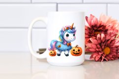 Cute Baby Unicorn Halloween Clipart Product Image 2