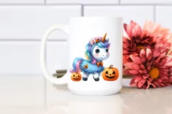 Cute Baby Unicorn Halloween Clipart Product Image 2