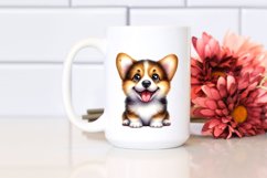 Crazy Pembroke Welsh Corgi Sticker Clipart Product Image 2