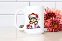 Watercolor Yorkshire Terrier, Expressive Face PNG Product Image 2