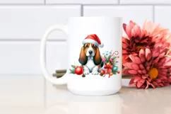 Christmas Cat with Santa Hat, PNG Product Image 2