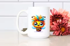 Colorful Baby Bee Smiling | Clipart Product Image 2