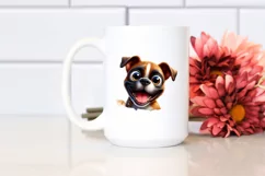 Funny Boxer with Popping Eyes | Sublimation | Clipart Product Image 2