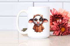 Watercolor Cow Clipart Product Image 2