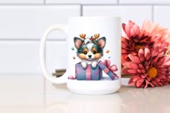 Watercolor Collie Baby PNG Product Image 2