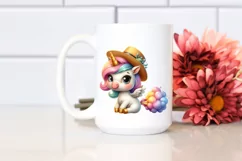 Cute Baby Unicorn | Sublimation | Clipart Product Image 2