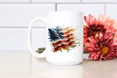 American Flag USA, 4th July, Patriotic Clipart Product Image 3