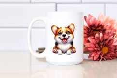 Crazy Looking Pembroke Welsh Corgi | Clipart Product Image 2