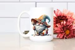 Detailed Gnome with Beach Wear | Sublimation | Clipart Product Image 2