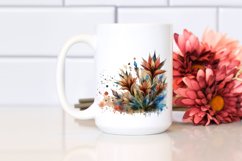 Abstract Wooden Stained Lobelia | Clipart Product Image 2