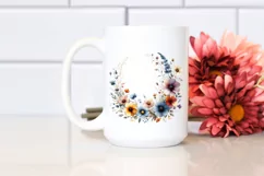 Watercolor Wild Flowers Frame | Sublimation | Clipart Product Image 2