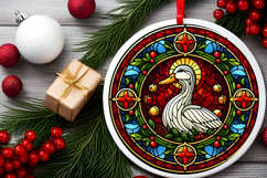 Round Christmass Ornament PNG Product Image 2