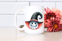 Funny Watercolor Halloween Hat Clipart Product Image 2