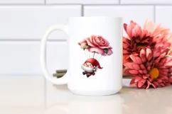 Wild Flowers, Gnome Camellia | Sublimation | Clipart Product Image 2