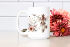 Watercolor Boho Fairy, Transparent PNG Product Image 2