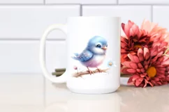 Cute Baby Bird with Big Eyes PNG Product Image 2