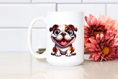 Funny Bulldog, Popping Eyes | Sublimation | Clipart Product Image 2