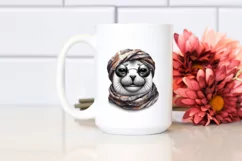 Funny Seal Portrait Smiling - Summer Clipart Product Image 2