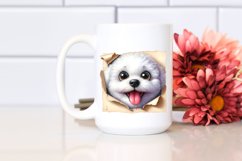Funny Bichon Frise, Peek-A-Boo | Sublimation | Clipart Product Image 2