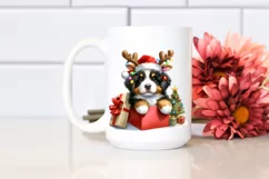 Watercolor Bernese Mountain Dog PNG Product Image 2