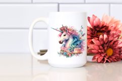 Colorful Baby Unicorn with Elizabethan Court PNG Product Image 2