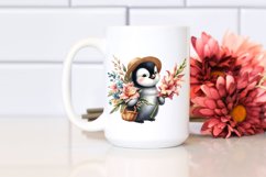 Cute Boho Penguin Gladiolus Bouquet Product Image 2