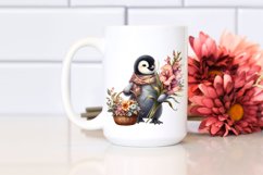 Baby Penguin Boho Gladiolus Bouquet Product Image 2