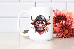 Confused Ox Clipart | Sublimation | Clipart Product Image 2