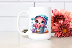 Colorful Octopus in Bucket Clipart Product Image 2