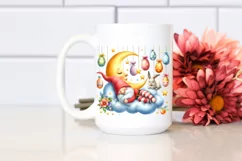 Easter Bunny Clipart |T-shirt, Mug PNG Product Image 3